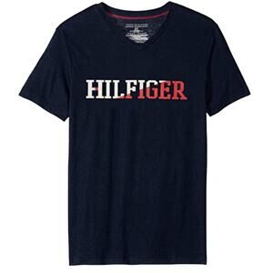Tommy Hilfiger Men's Short Sleeve V-Neck Graphic T-Shirt